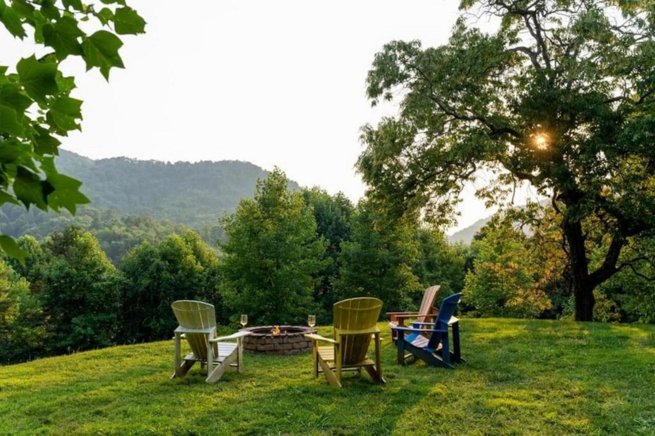 Log Cabin Stunning Mountain Views On 12 Acres Candler Buitenkant foto